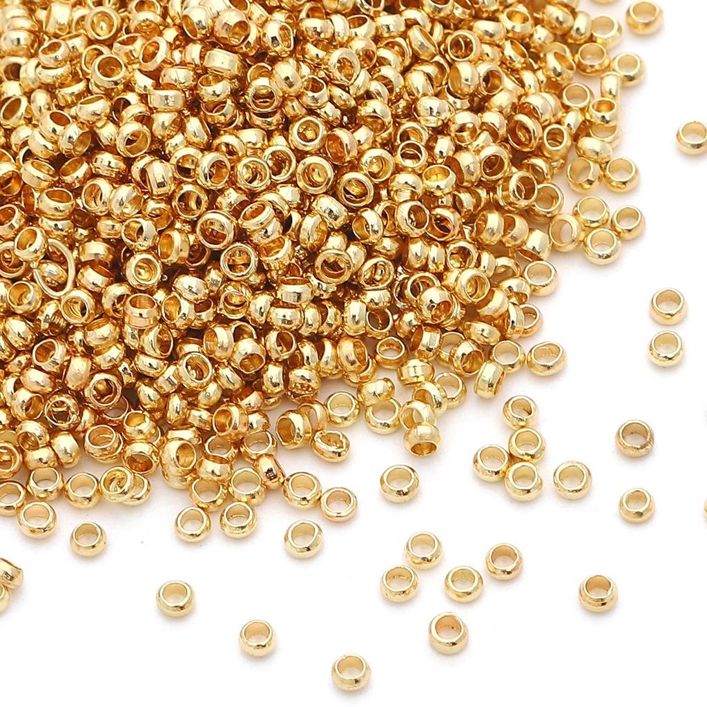 100PCS/Bag Copper Beads For DIY Handmade Jewelry