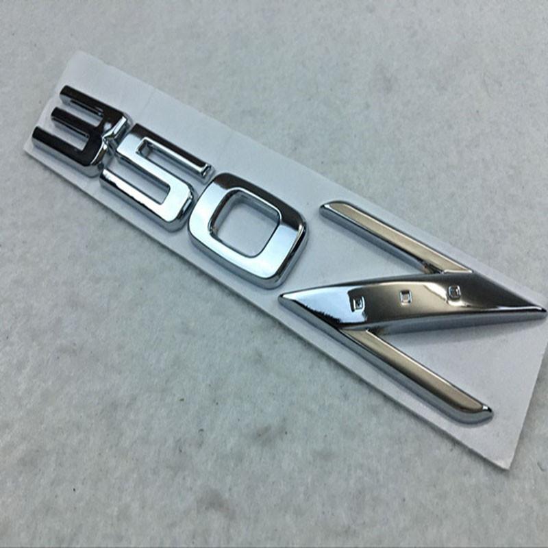 Neues Mattes Marken-Schwarz 350z Emblem Ersetzt OEM 350 Z Heckklappen-Emblem Kofferraum