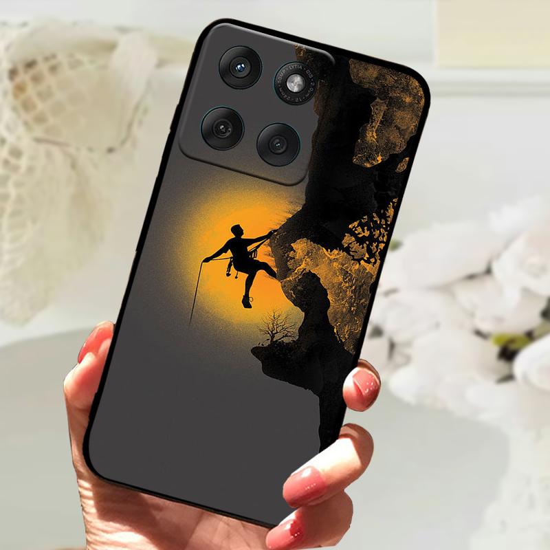 Modne Etui Dla Motorola Edge 60 Fusion 5G Odporny na Wstrząsy Zderzak Miękkie Pokrowiec na Telefon Dla Moto Edge60 Fusion Silikonowe Ochronne Etui