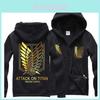 Premium Quality Anime Attack On Titan Men's Fit Hoodie Coat Perfect For Any Occasion