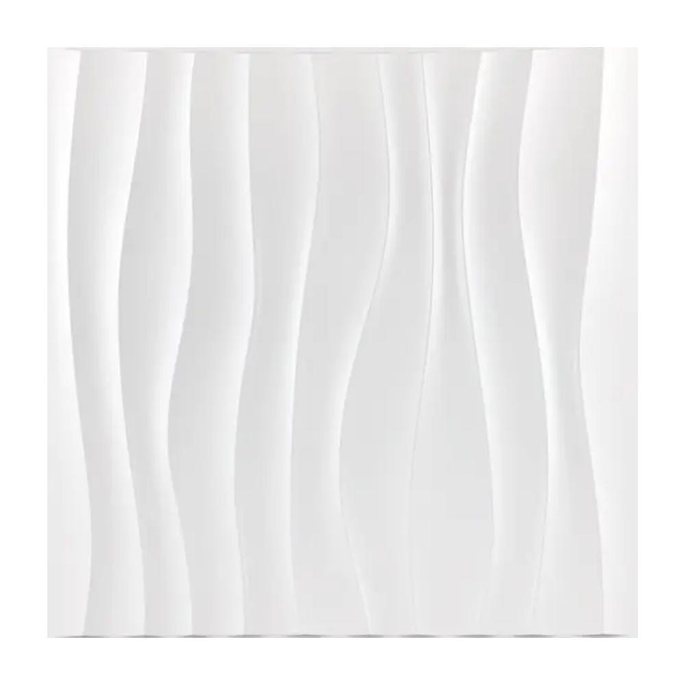 

3D Effect Wall Sticker 3D Wall Panel 30cm X 30cm 11.81 X 11.81 Flame-retardant Minimal Maintenance Modern Style белый