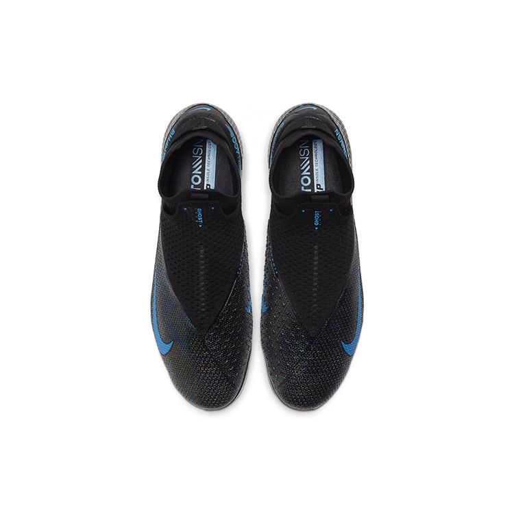 Nike Phantom Vision 2 Elite DF FG Black Laser Blue Men Sneakers Anthracite CD4161-049