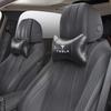 Car Seat Headrest Carbon Leather Pillow Neck Cushioning For Tesla Model-Y Model-3 Model-X Model-S Cybertruck Roadster SpaceX