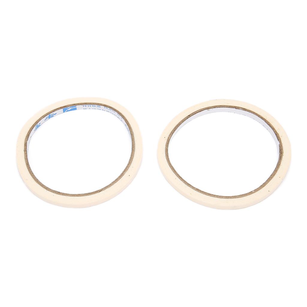 2PCS Nail Art Adhesive Tape Nail Art Tape for Professional Salons Home Width 0.5cm Length 17m