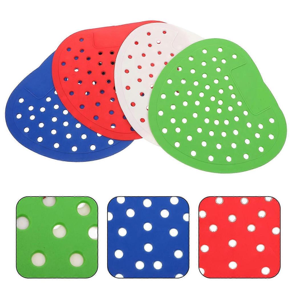 16pcs Urinal Deodorizer Mat For Men Bathroom High-efficiency Smell Removal Anti-clog Multi-functional Scented Urinal Screen For Cleanliness And Freshn