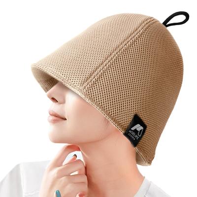 Moelife Sauna Hat for Men and Women In Mesh Key Deep Sauna Hat Prevents Overheating and Hair Perfect for Hot Outdoor and Sauna Includes Waterproof Bag