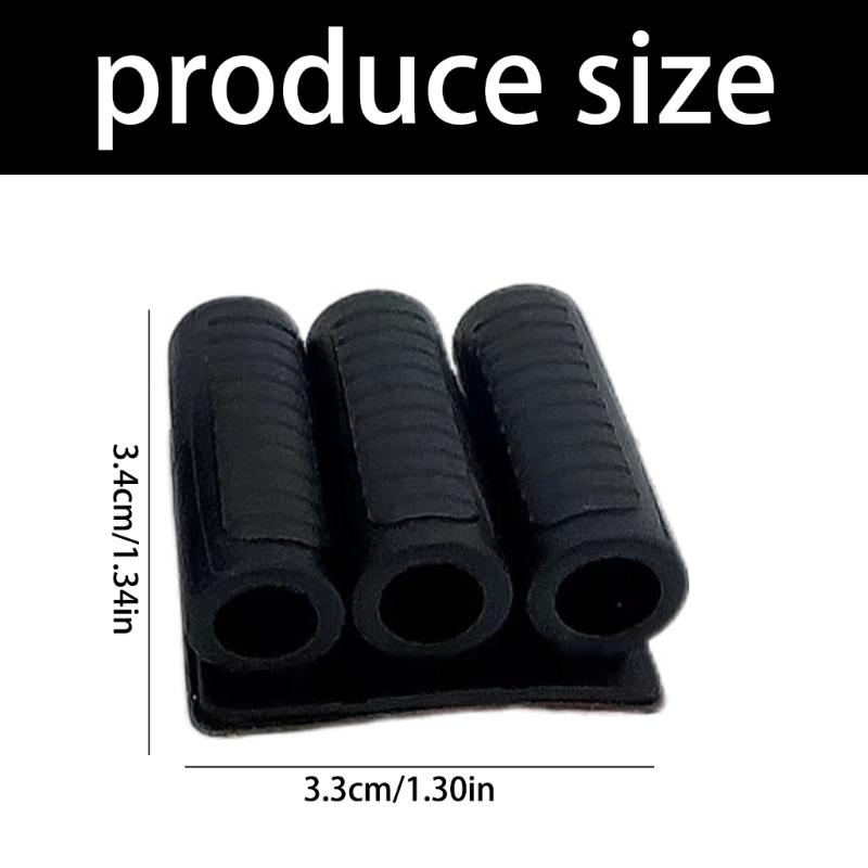 Ergonomischer 3-Schlitz-Bohrerhalter mit Kleberückseite für sichere Elektrowerkzeug-Organisation und Add-On-Design