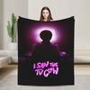 I Saw The Tv Glow  Merch Blankets Super Soft Fleece  Throw Blanket Comfortable Plush Thin Quilt