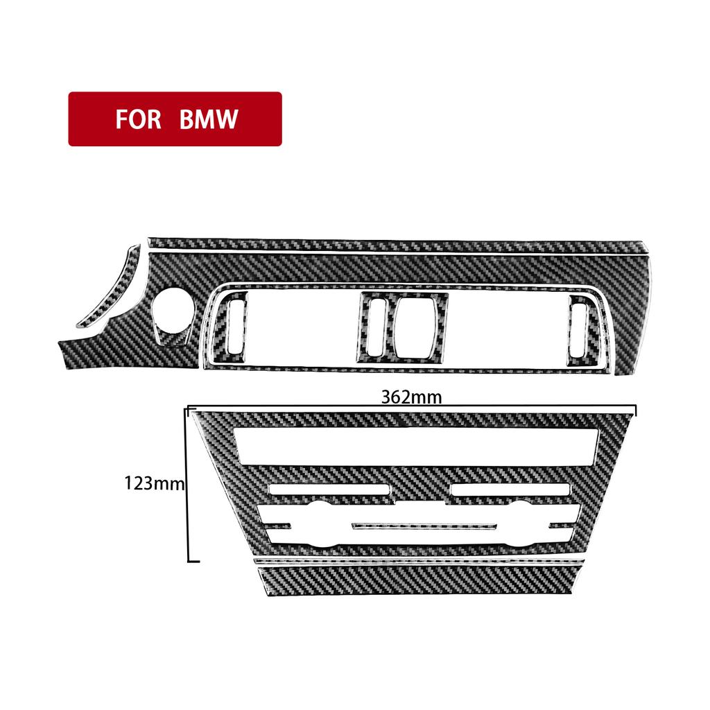 Nálepky z uhlíkových vlákien na ovládanie klimatizácie klimatizácie pre BMW radu 6 M6 F12 F13 F06 2011-2018 M
