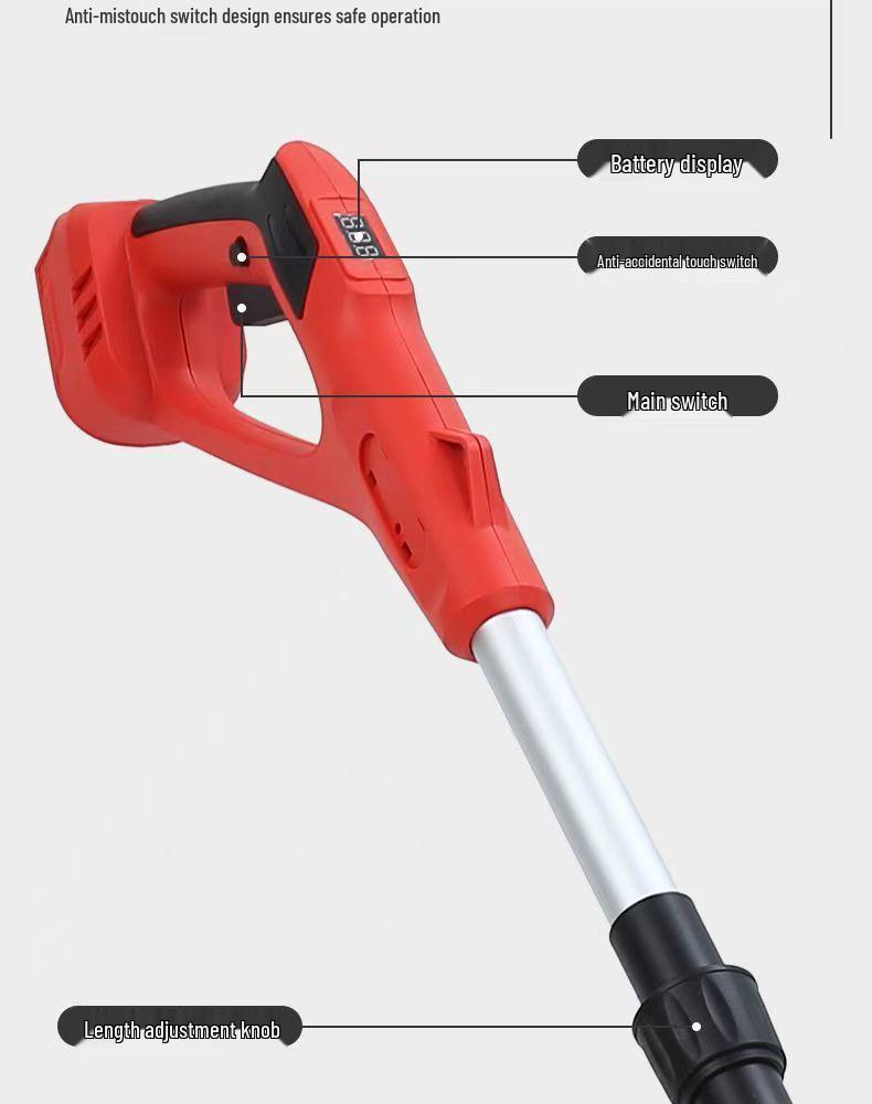 Foldable Handheld Lithium Battery Snow Sweeper - Portable Home Snow Remover