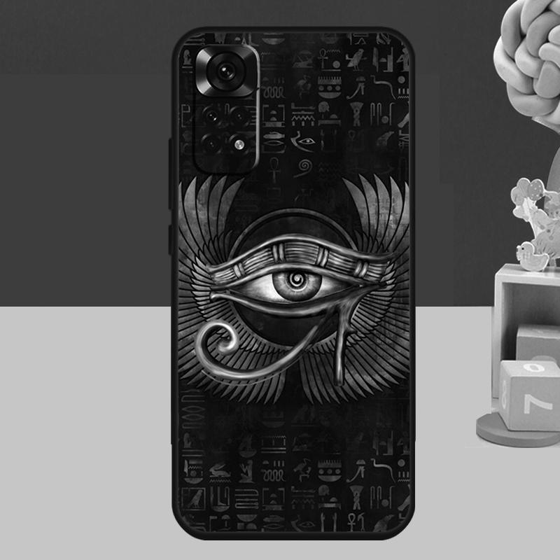 Egyptian Eye Of Horus Case For Xiaomi Redmi Note 11 12 13 14 Pro 9 10 Pro 11S 12S Redmi 14C 10C 12C 13C Soft Cover