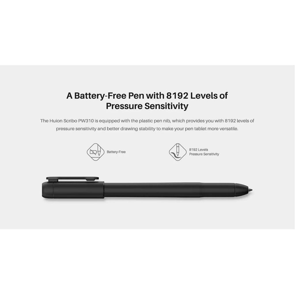 Huion PW310 Pen: Compatible with HS611/HS64/HS610/Q620M/H610PRO V2