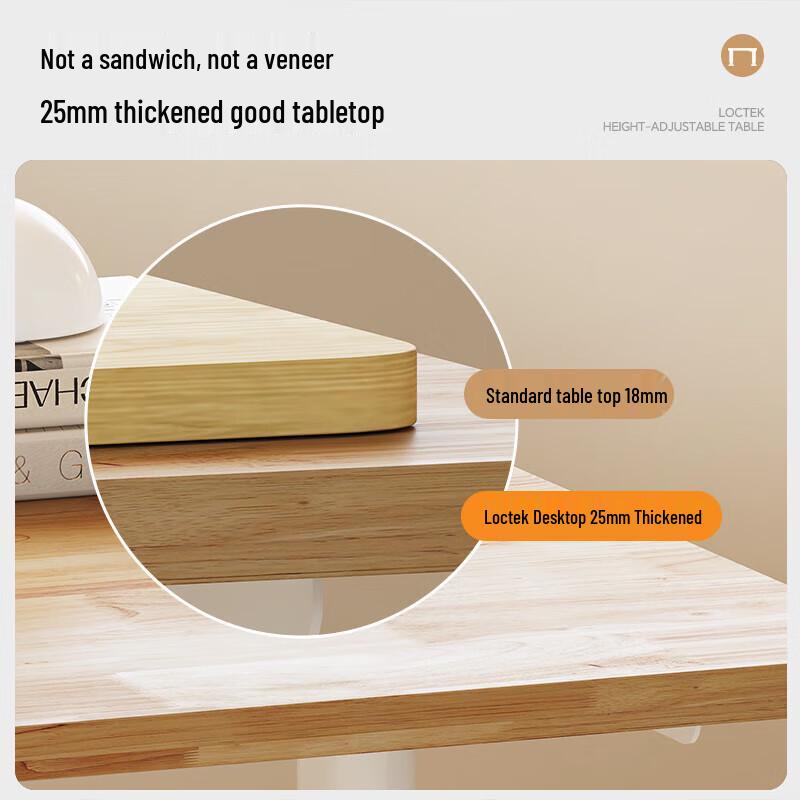 Loctek E6 Solid Wood Electric Standing Desk