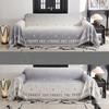 Chenille Sofa Towel Four Seasons All-Inclusive Sofa Cover Dust Cover Living Room Straight Row Sofa One Piece Cover Cloth