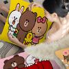 B-Brown And C-CONY Cushion Cover Inches Farmhouse Decor Home Throw Pillow Covers for Couch Decorations