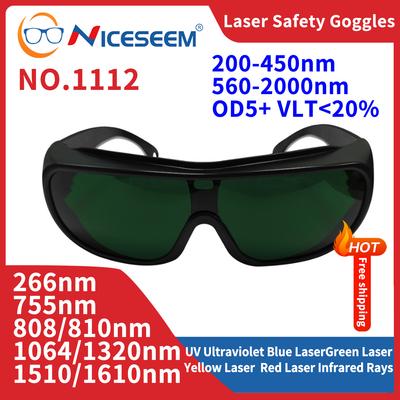 Óculos de Raio X Óculos de Segurança Proteção Ocular UV IPI IR IPL FPV Protetor Ocular a Laser CO2 Infravermelho 355 808 1064nm 200-450 560-2000nm