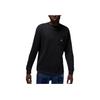 As M J Ess Winter Long Sleeve Top Solid Logo Crew Neck Sports T-Shirt Men Tops Black DV1586-010