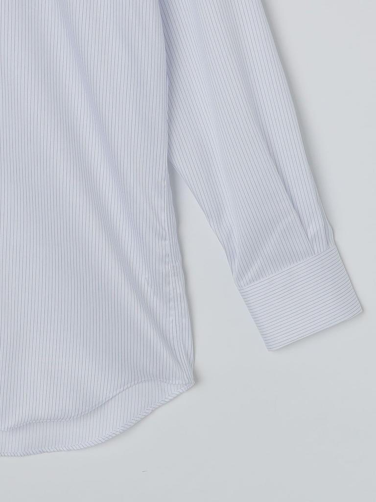 SHIPS Colors: Striped Wide Collar Dress Shirt, 211130376, Blue, Size 39