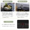 [.co.jp Limited] Iris Ohyama 2-burner IH Cooking Heater, No Construction Required, 1400W 100V with Legs (18cm) Black IHK-WT41SAZ-B