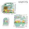 12Pcs Easter Themed Gift Packaging Boxes with Handles and Clear Window Candy Chocolate Holder Case for Holiday Supplies