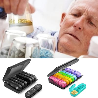 Pill Box 7 Days 21 Grids 3 Times One Day Pills Case Organizer Portable Large Storage Container Tablet Vitamin Medicine Fish Oils