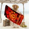 Manchester Personalized Text Beach Towel Super Soft & Absorbent Portable for SwimmingBeachCamping Travel Beach AccessoriesGym