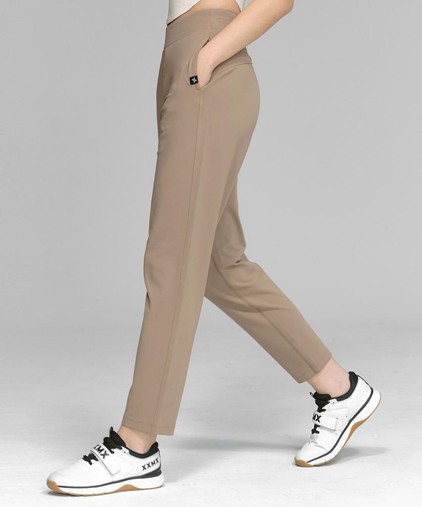 XEXYMIX Peach Cotton-Like Slim Pants Lost Beige Xtftp01J3