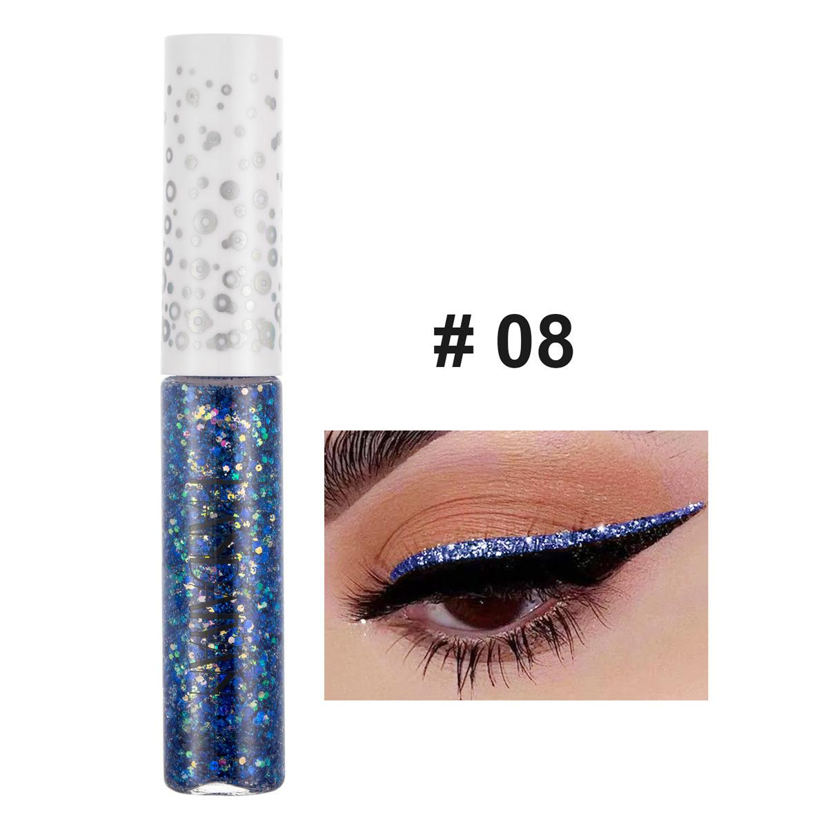 

HANDAIYAN 12 цветов подводка для глаз тени, желе желе, красочный макияж глаз подводка для глаз тени для век 08