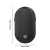 Compact 2 in 1 Pocket Hand Warmer with Temperature Display and Power Bank for Cold Weather Comfort and Convenience