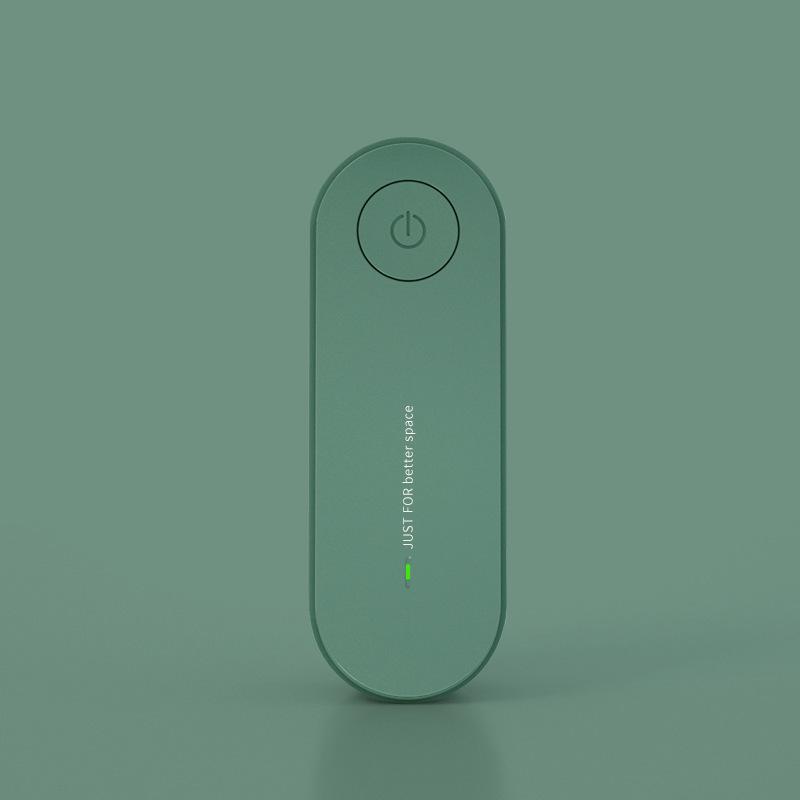 

Compact Energy-Saving Negative Ion Air Purifier & Odor Deodorizer for Indoor Toilets зелёный