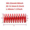 YONGRUN 2PCS Mold Spring Car Rear Trunk Tailgate Support Rod Lifting Rod Tool Red Compression Spring Trunk Shock Absorber Spring