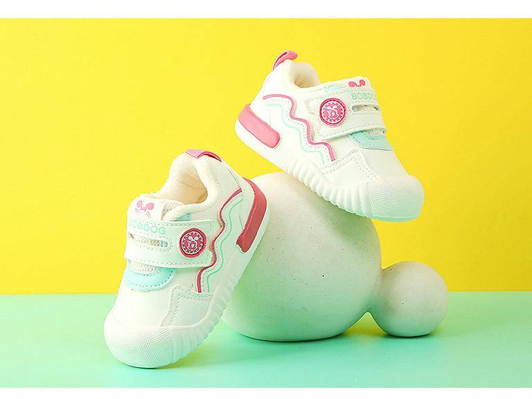 Bobodou Cotton Baby Walker Shoes: Non-slip, Lightweight, Velvet-lined, Warm Winter Shoes for Infants and Toddlers