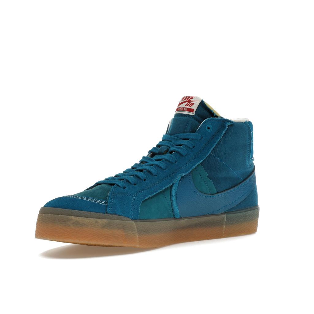 Nike Pantofi unisex Zoom Blazer Mid Premium Plus SB Teal Gum Verde Green-Abyss Phantom DV5468-300