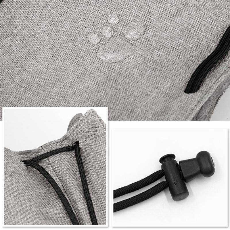 Waterproof Camera Lens Bag Padded Protective Case For Photography Accessories Storage With Oxford Leather Detail