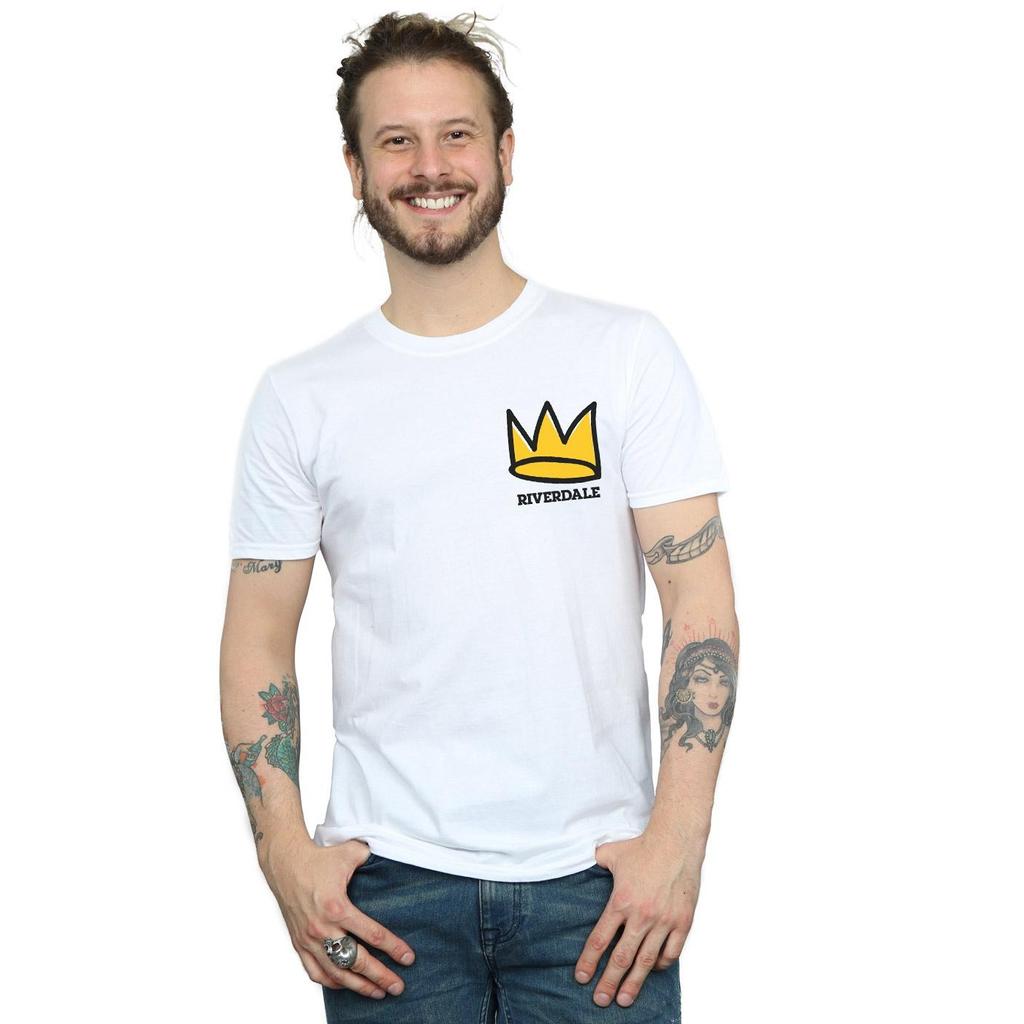 Riverdale Mens Crown Breast Print T-Shirt