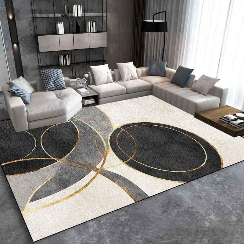 Modern Light Luxury Large Carpet Rug for Home Living Room Bedroom Sofa Doormat Decor Kid Play Area Rug Carpet Non-slip Floor Mat