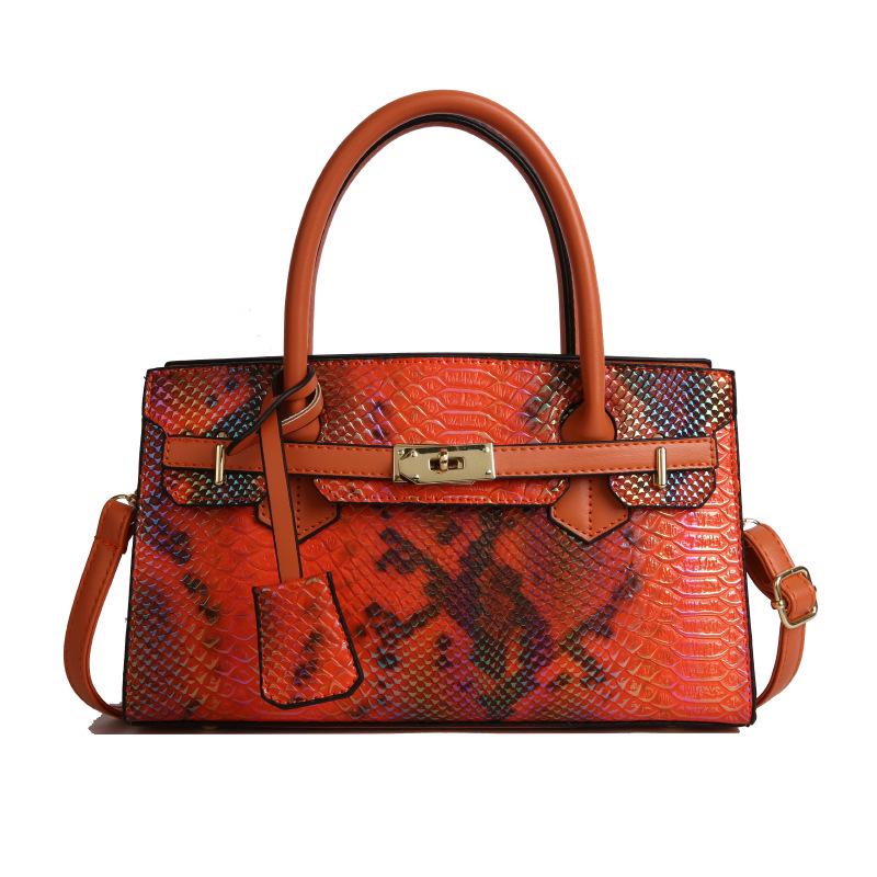 Women's 2025 Crocodile & Leopard Pattern Crossbody Shoulder Handbag