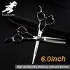 6.0 Inch, Freelander Turtle Handle, Hair Scissors, Hair Scissors, Flat Scissors, Bangs Scissors, Tooth Scissors, Thin