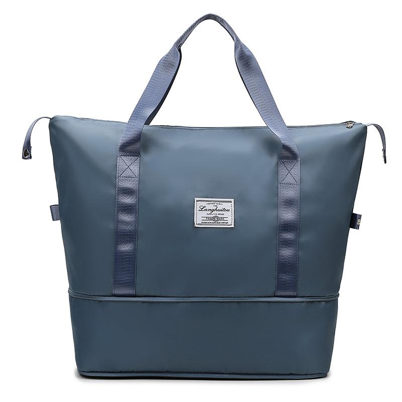 Expandable travel bag Hand-held wet and dry separation fitness bag Swimming yoga luggage bag Crossbody bag Travel bag