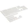 Ussixchare 117-Key PBT Printed Keyset, Dual Lens Translucent XDA Contour, ISO and ANSI Layout, Suitable for 61688487104-Key Mechanical Keyboards