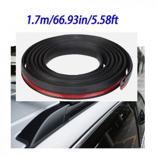 1,7 м / 5,6 фута Уплотнитель люка Погодный уплотнитель Для автомобиля Переднее лобовое стекло Резиновая полоса Универсальная