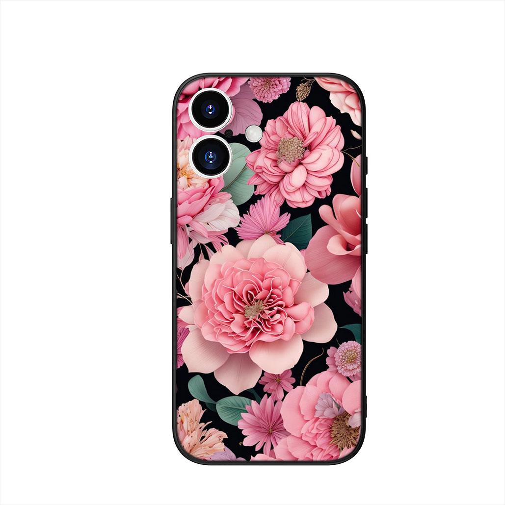 

Red Rose Flower Pink Cover Phone Case for Xiaomi Redmi Note 14 12 13 ProPlus A3 Pro Plus 12C 13C 14C 5G Redmi Note 12 Pro 5G