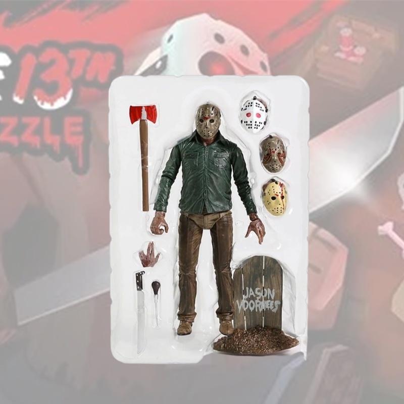 1980 Version Jason Action Figure Model Neca Friday The 13th Deluxe Edition Creative And Terrifying