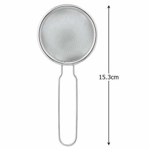 Shimomura Kihan Flour Sifter (Made In Japan) - Scoop Directly from the Bag. Dishwasher Safe, Fine Mesh, One-handed Operation. Compact, Mini Size (6.5