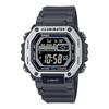 [Casio] CASIO Standard Digital Metal Face Men's Watch MWD-110H-8BV Dark Gray Black Inverted LCD Overseas Model [Parallel Import]