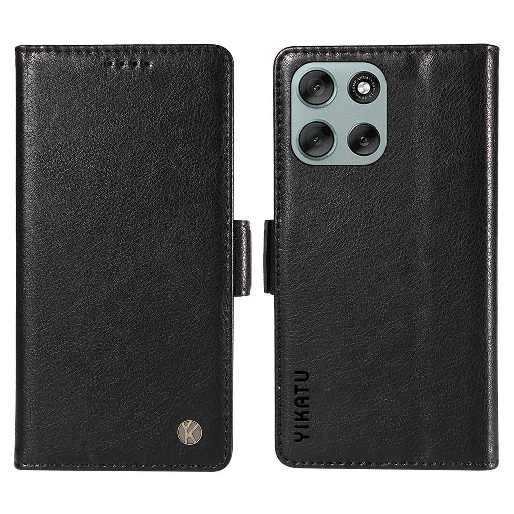 For Motorola Moto G56 5G Case YIKATU YK-007 Litchi Texture PU Leather Wallet Phone Cover