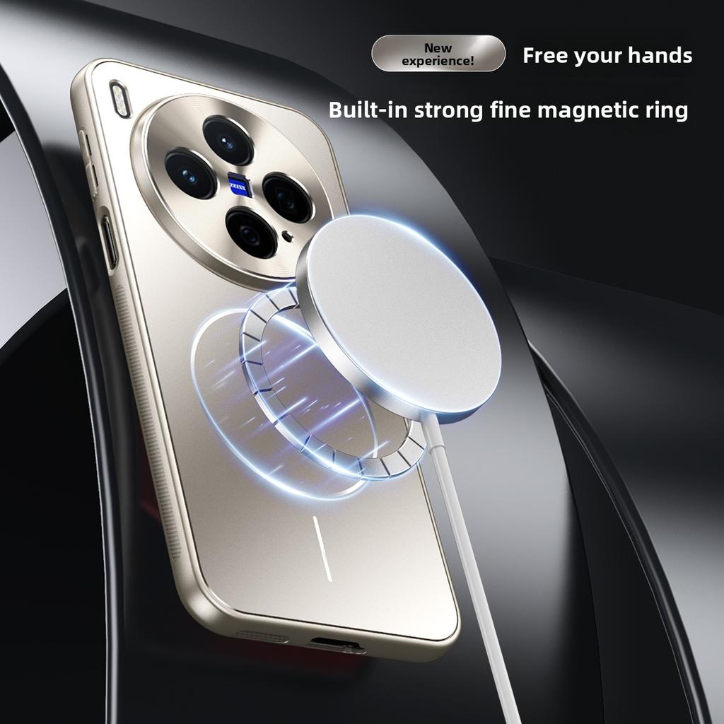 For VIVO X300 Pro Case Hard Matte Magsafe Wireless Charging Protective Back Cover For VIVO X300 X200 Pro Mini X200 Ultra Shell