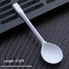 Durable Frosted PP Disposable Spoon for Soup & Desserts