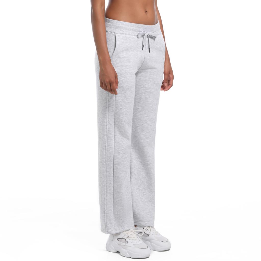 Auroth Damen Warme Winter Dicke Hosen Hohe Taille Lässig Locker Weitbeinige Hosen Mit Taschen