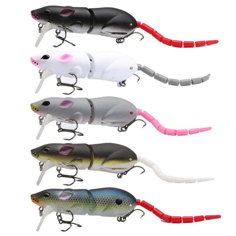 Esca Da Pesca Topwater A Forma Di Topo - Multiarticolata, 8